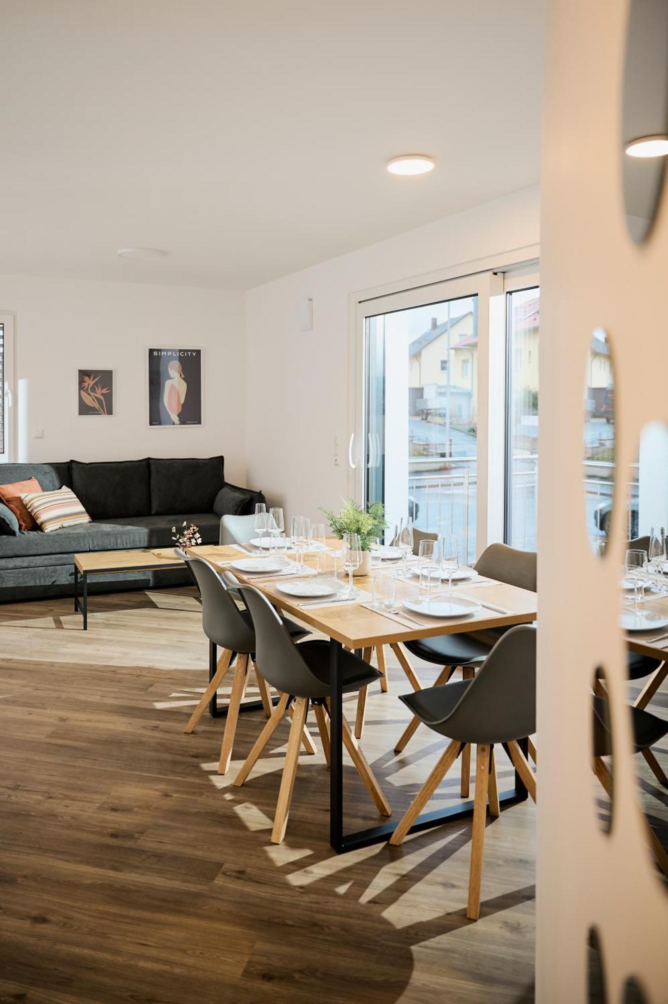 Moderne Apartments Mit Highspeed-Wlan Und Gratis-Tiefgarage Ihr Perfekter Rueckzugsort Nahe Dem Zentrum Und Der Therme I Barrierearm Bad Kissingen Dış mekan fotoğraf