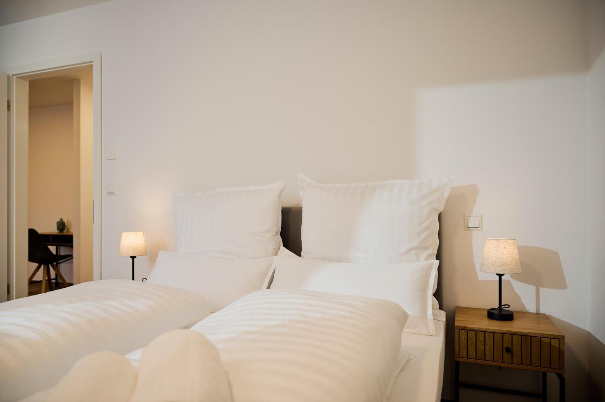Moderne Apartments Mit Highspeed-Wlan Und Gratis-Tiefgarage Ihr Perfekter Rueckzugsort Nahe Dem Zentrum Und Der Therme I Barrierearm Bad Kissingen Dış mekan fotoğraf