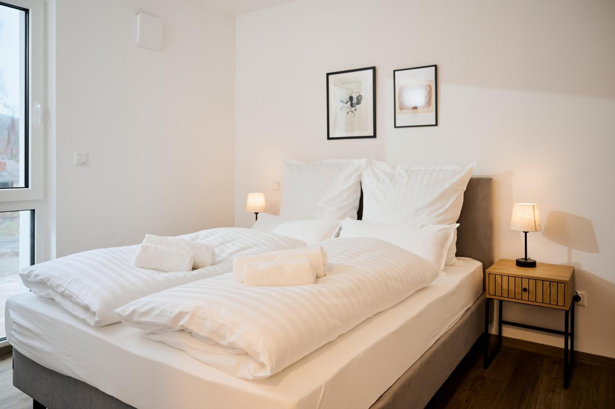 Moderne Apartments Mit Highspeed-Wlan Und Gratis-Tiefgarage Ihr Perfekter Rueckzugsort Nahe Dem Zentrum Und Der Therme I Barrierearm Bad Kissingen Dış mekan fotoğraf