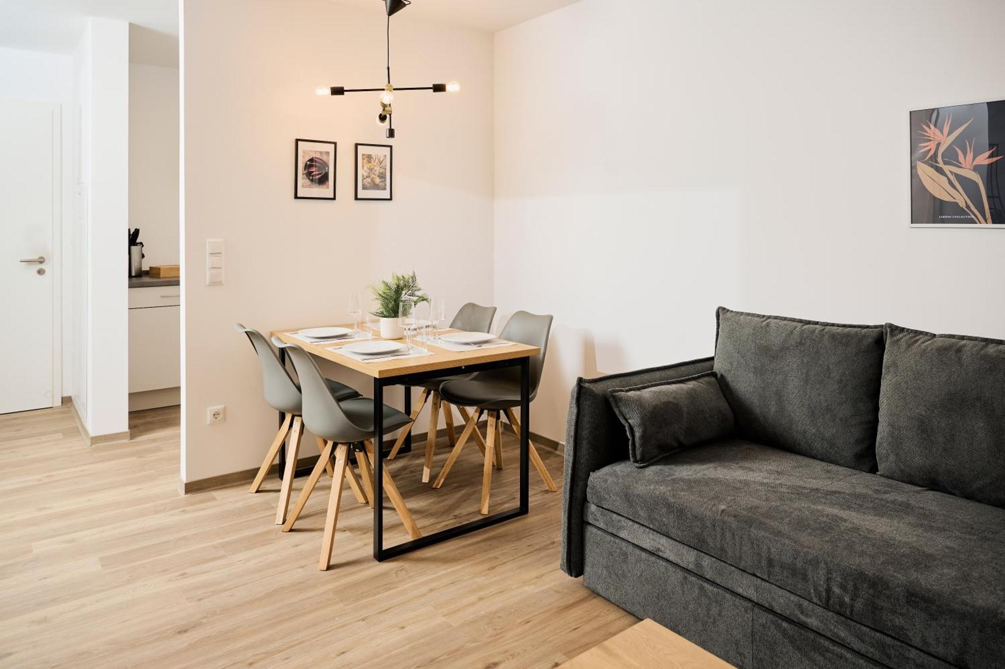 Moderne Apartments Mit Highspeed-Wlan Und Gratis-Tiefgarage Ihr Perfekter Rueckzugsort Nahe Dem Zentrum Und Der Therme I Barrierearm Bad Kissingen Dış mekan fotoğraf