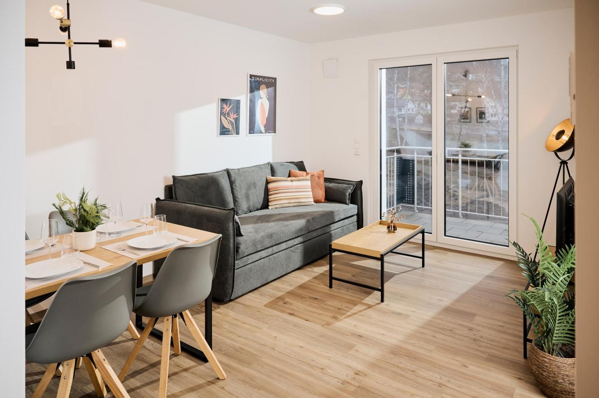 Moderne Apartments Mit Highspeed-Wlan Und Gratis-Tiefgarage Ihr Perfekter Rueckzugsort Nahe Dem Zentrum Und Der Therme I Barrierearm Bad Kissingen Dış mekan fotoğraf