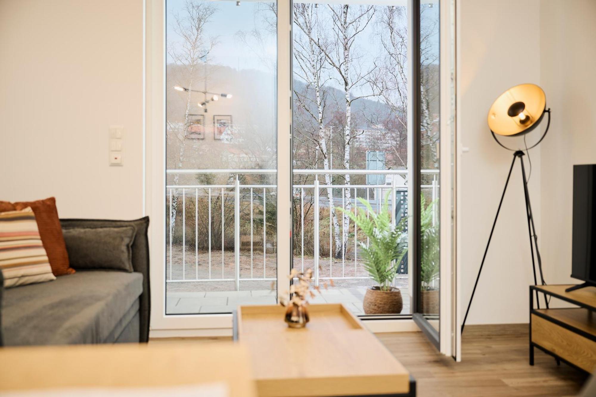 Moderne Apartments Mit Highspeed-Wlan Und Gratis-Tiefgarage Ihr Perfekter Rueckzugsort Nahe Dem Zentrum Und Der Therme I Barrierearm Bad Kissingen Dış mekan fotoğraf